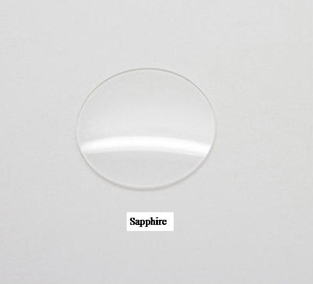 0.8 mm Flat Sapphire Crystal - 17.0 mm