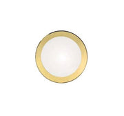 1.0 mm Flat Mineral Glass Mask Crystal - 18.0 mm - Gold