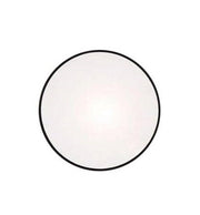 1.0 mm Flat Mineral Glass Thin Mask Crystal - 18.0 mm - Black