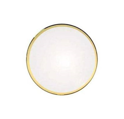 1.0 mm Flat Mineral Glass Thin Mask Crystal - 18.0 mm - Gold