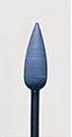 Mounted Silicone Polishers Cone Fine Blue - Default Title