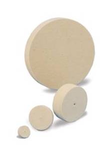 Square Edge Solid Felt Buff Wheel (3 x 1/2") - Default Title