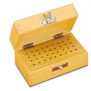 Empty Bur Set Hinged Wooden Box - Default Title