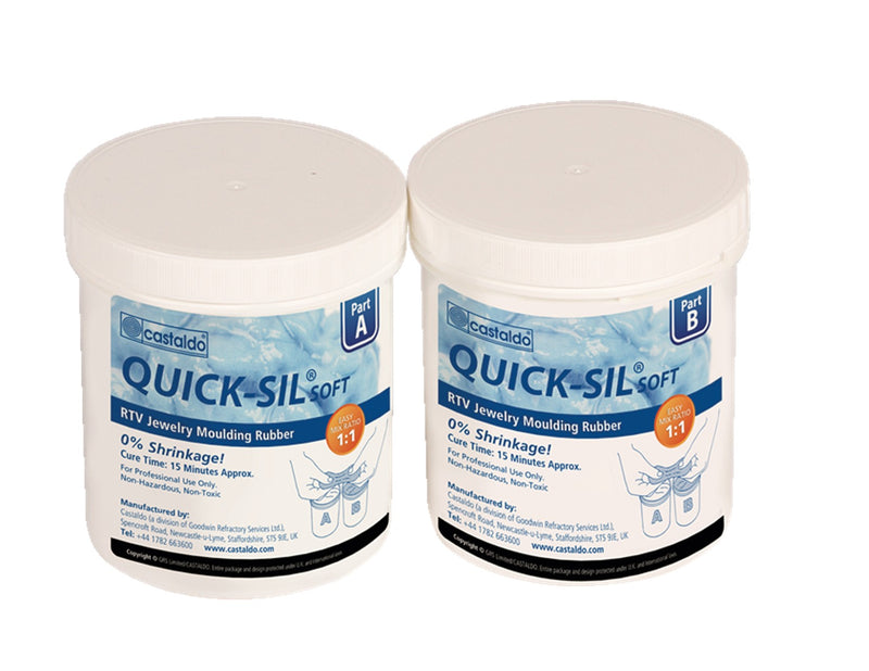 Quick-Sil 2-Part Mold Rubber-Soft 2.2 lb (1 kg) - Default Title