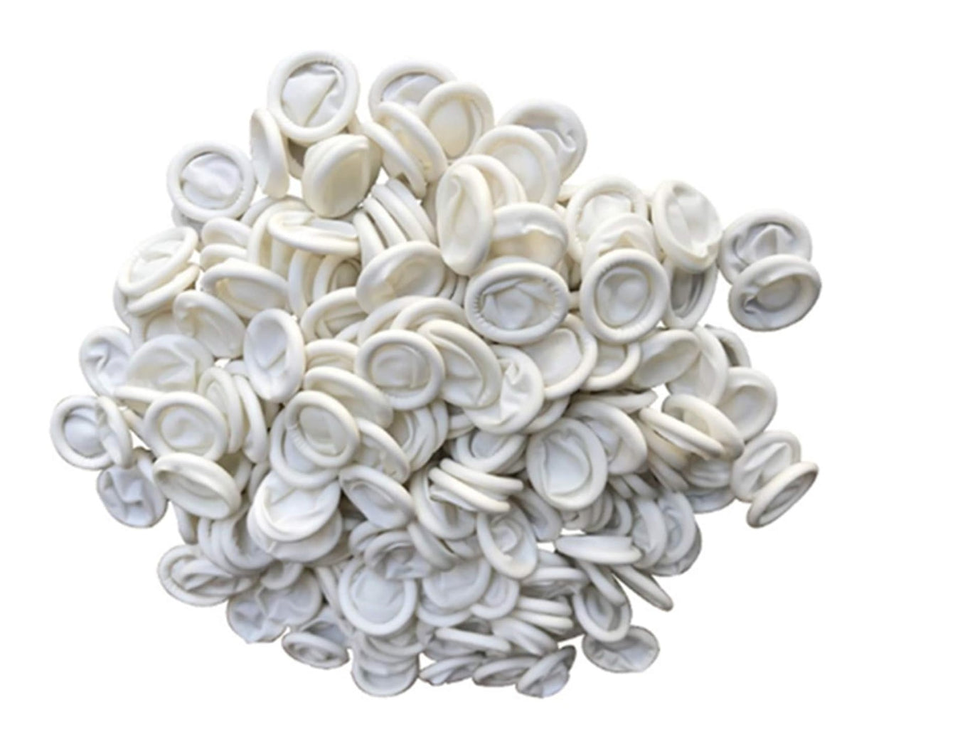 White Nitril Finger Cots X-Large - Default Title