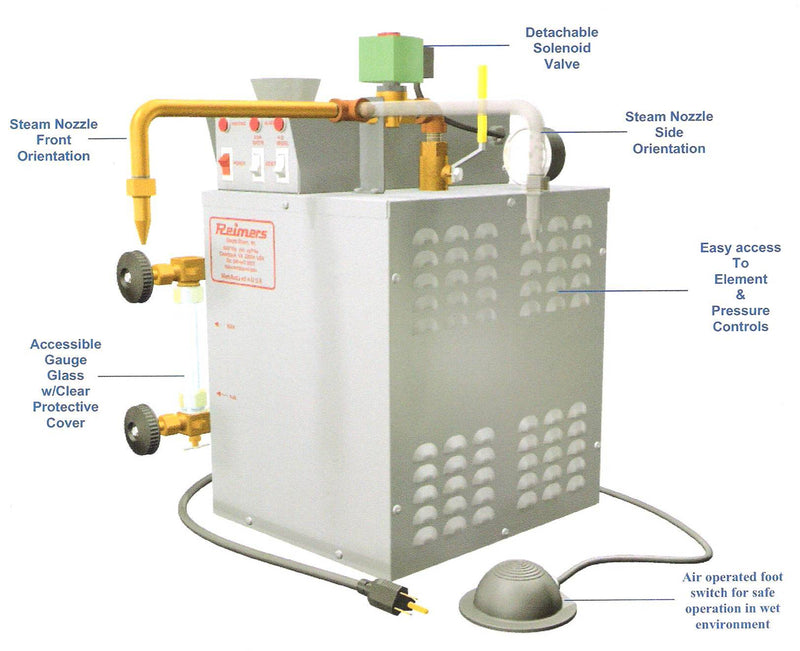 2 1/2 Gal Reimer Steamer - Default Title