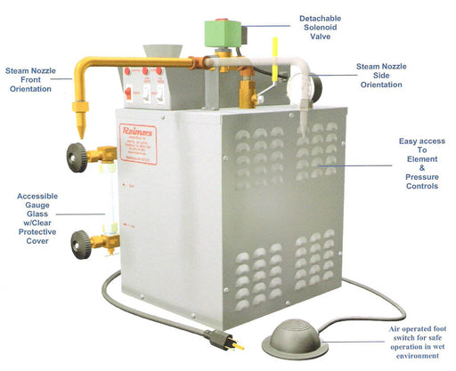 2 1/2 Gal Reimer Steamer - Default Title