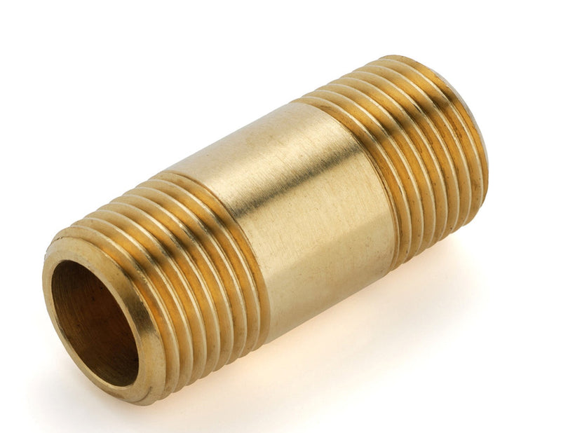 1/4" Close Nipple Brass Connector - Default Title