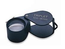 Black 10X Triplet Diamond Loupe-Triplet - Default Title