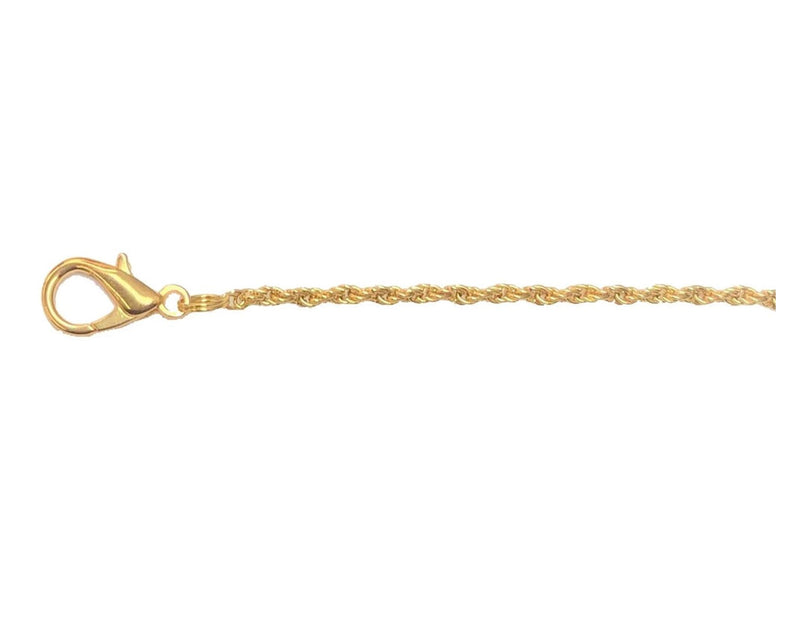30" Gold-Tone Rope Loupe Lanyard - Default Title