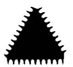 6 1/4" Needle File 3-Square (Cut 4) - Default Title