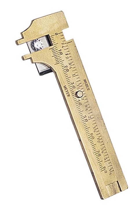 Brass mm Gauge w/ Plate - Default Title