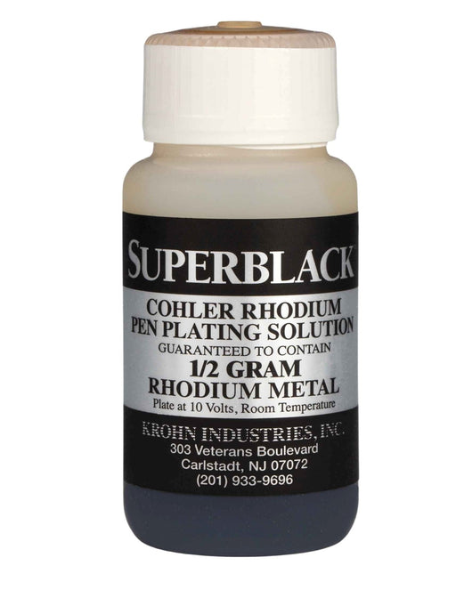 Super-Black 1/2 gram Rhodium Bath Plating Solution - Default Title