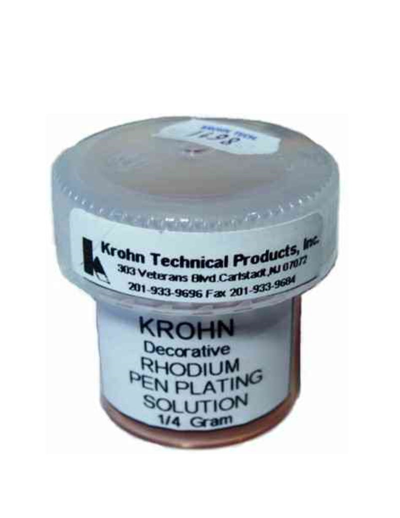 White 1/4 gram Rhodium Pen Plating Solution - Default Title