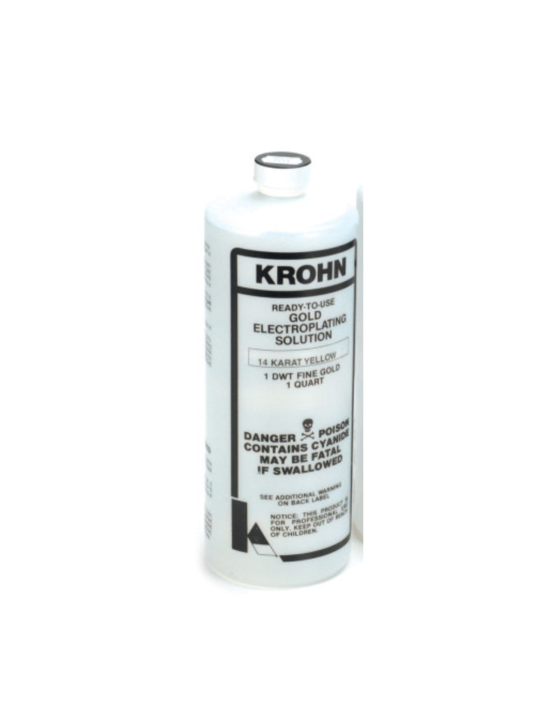 14K Gold Electroplating Solution - Default Title