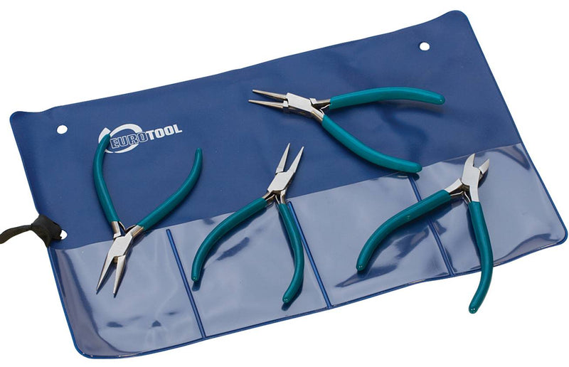 Plier Set in Pouch w/Glitter Handles - Default Title