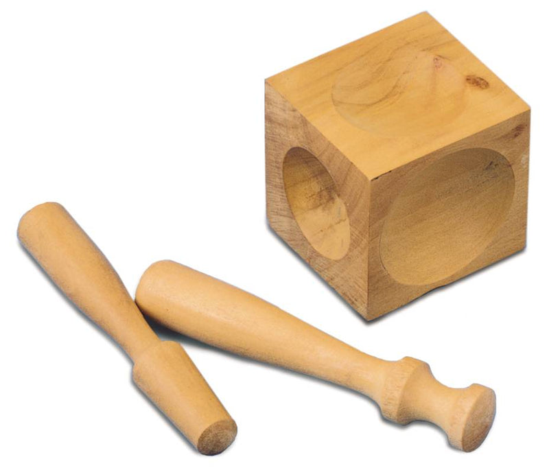 Wooden Dapping Block/Punch Set - Default Title