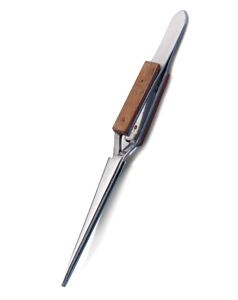 Cross Lock Tweezers w/Fiber Grips - Default Title