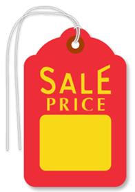 Paper String Tags (1000) (32 x 47 mm) Sale Price - Default Title