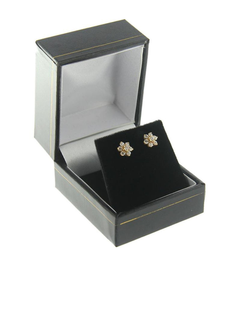 Earring Leatherette-Black BX25.600-99 - Default Title