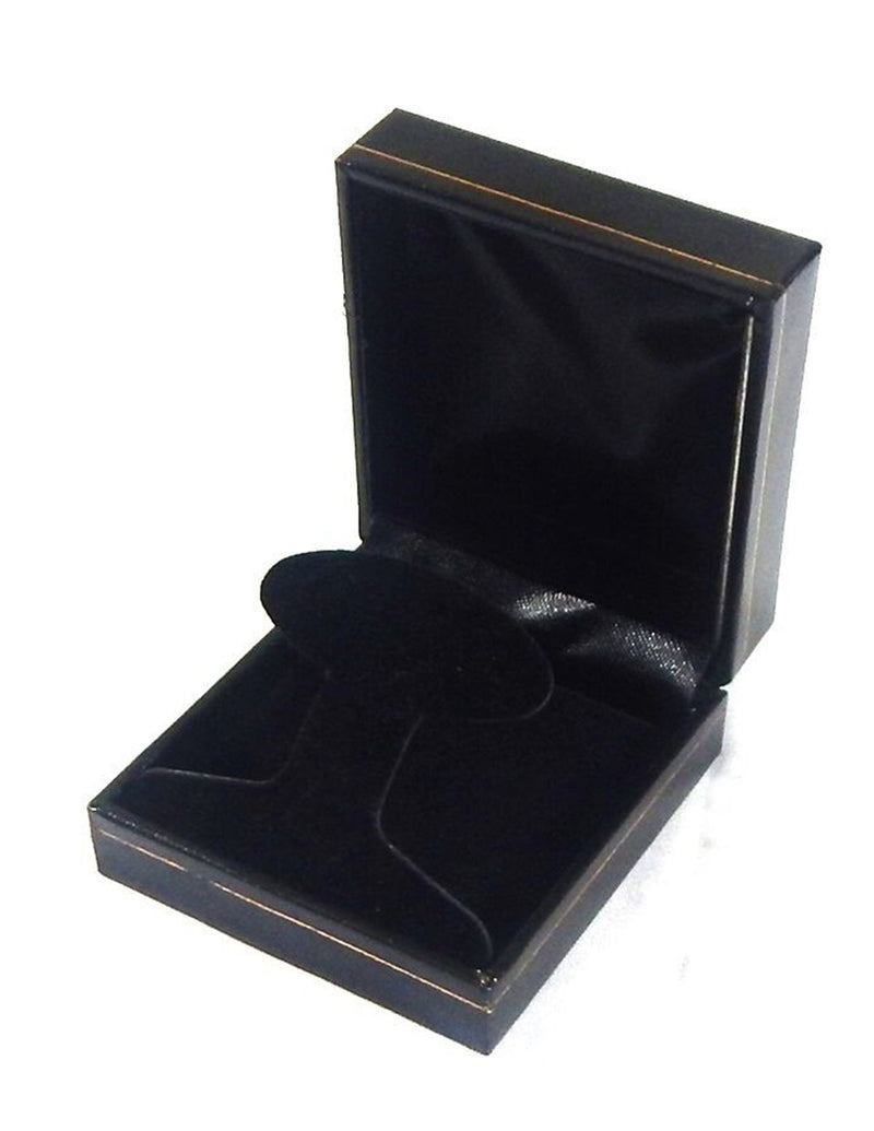 Earring Leatherette (w/Tree)-Black BX25.609-99 - Default Title