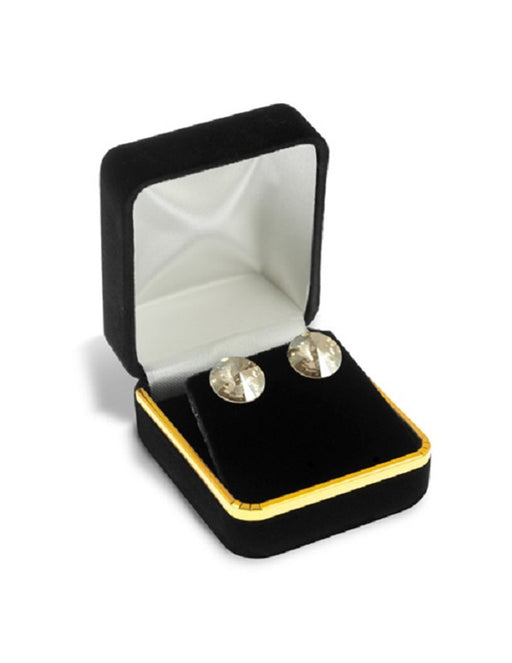 Earring Velvet (Large) Black BX25.610-99 - Default Title