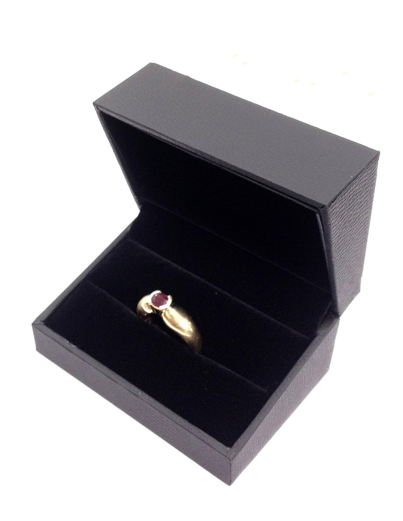 Dbl Ring Leatherette Black BX70.600-99 - Default Title