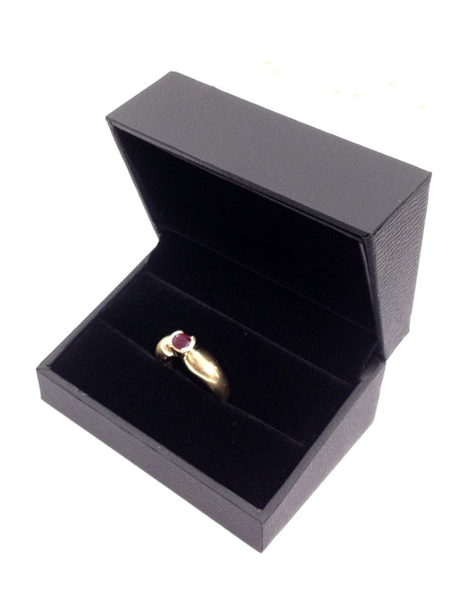 Dbl Ring Leatherette Black BX70.600-99 - Default Title