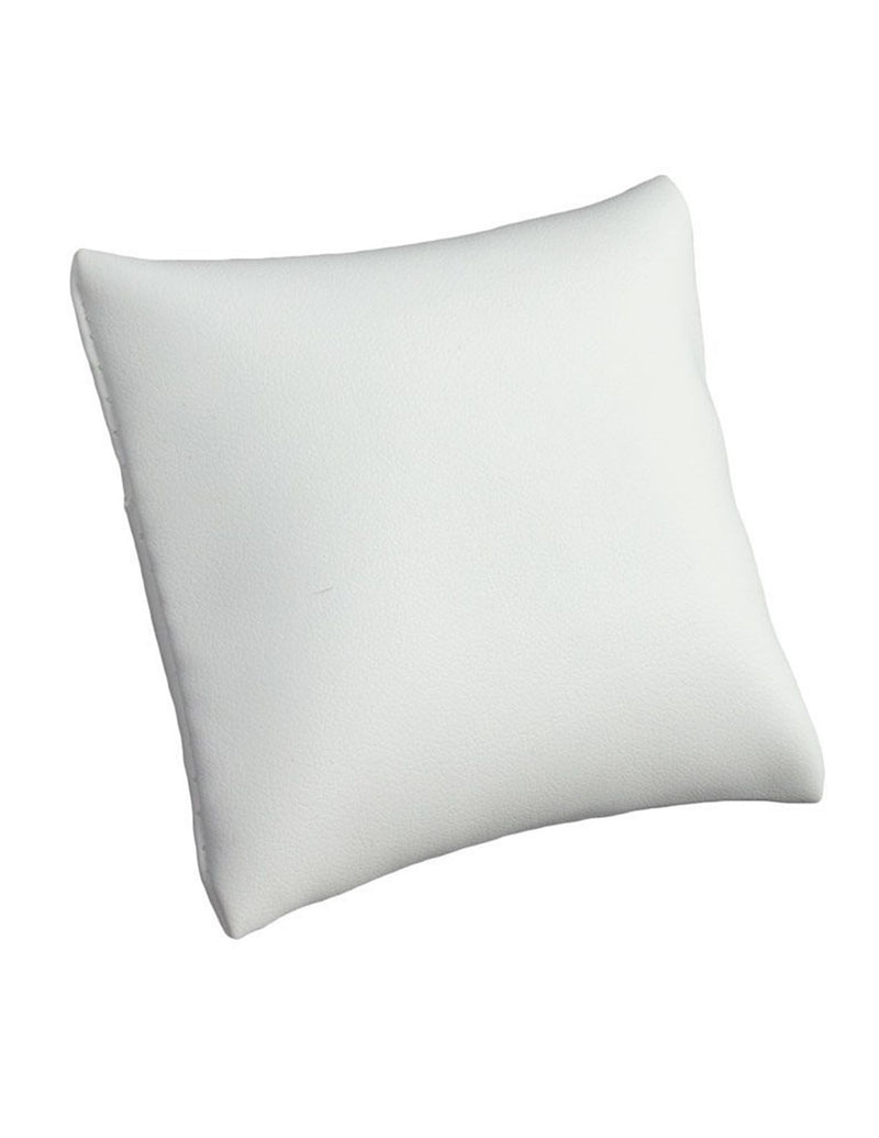 Bracelet Pillows (pk/10) White Leather 3 x 3 - Default Title