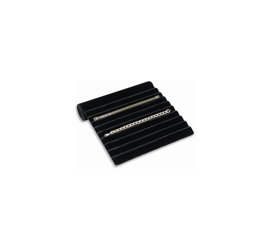 Ribbed Bracelet Ramp-Black Velvet 8 1/4 x 8 3/4 x 1 3/4 - Default Title