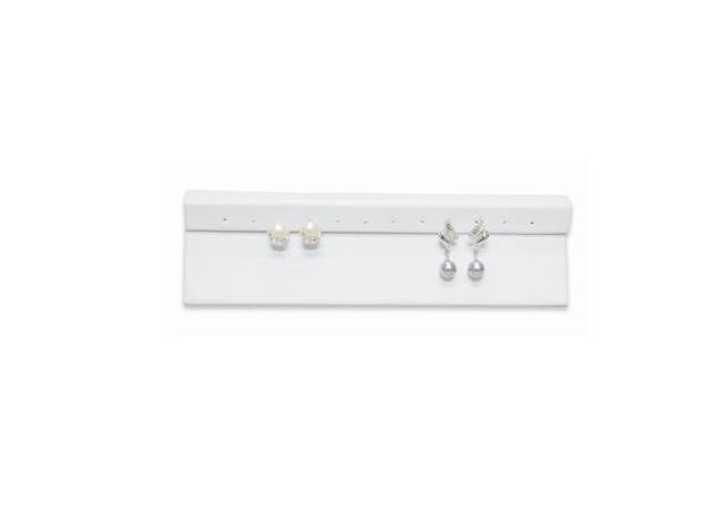 12 pc Charm Bar -White Leather 10 x 1 3/4 x 2 3/4 - Default Title