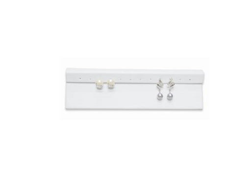 12 pc Charm Bar -White Leather 10 x 1 3/4 x 2 3/4 - Default Title