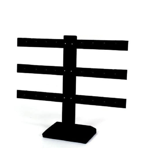12 pr Earring Tree-Black Velvet 10 1/4 x 8 1/2 - Default Title