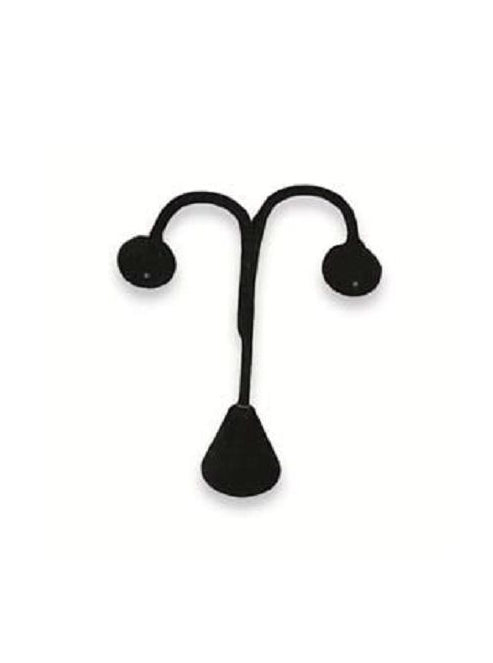 1 pr Earring Tree-Black Velvet 5.25 - Default Title