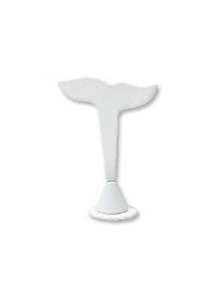 1 pr Earring Tree-White Leather 5 - Default Title