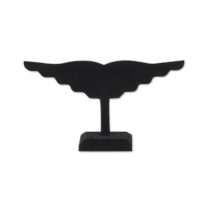 12 pr Earring Tree-Black-Velvet 12 1/2 x 6 1/2 - Default Title