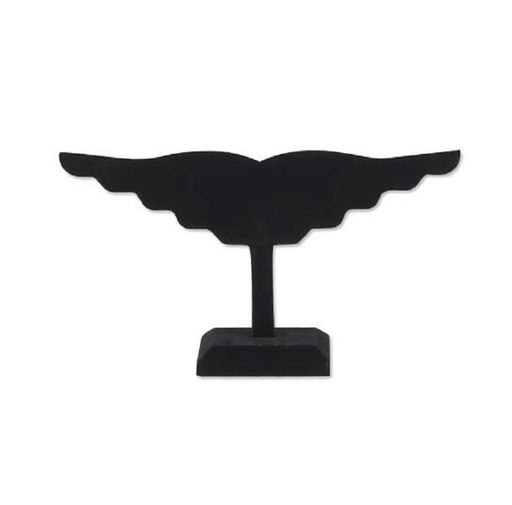12 pr Earring Tree-Black-Velvet 12 1/2 x 6 1/2 - Default Title