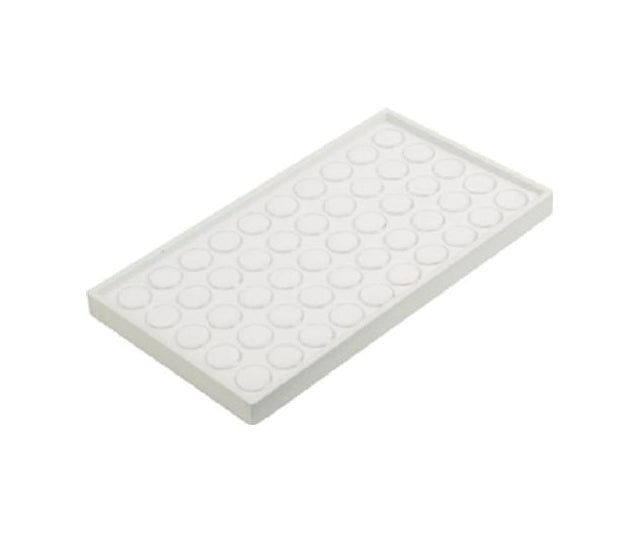 50 Capsule Gemstone Tray White 8.25x14.75 - Default Title