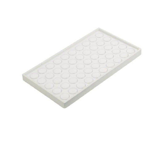 50 Capsule Gemstone Tray White 8.25x14.75 - Default Title