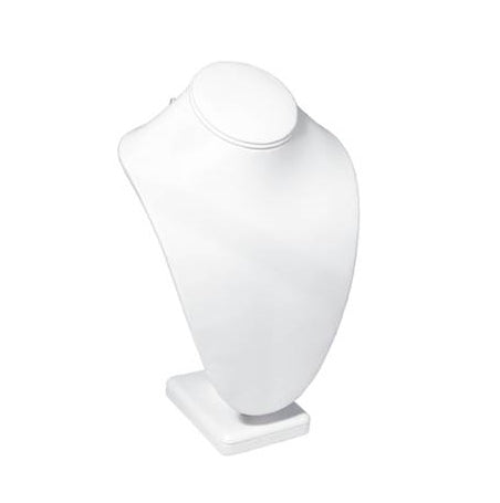 Necklace Bust on Stand-White 4 x 3 1/4 x 6 1/4 - Default Title