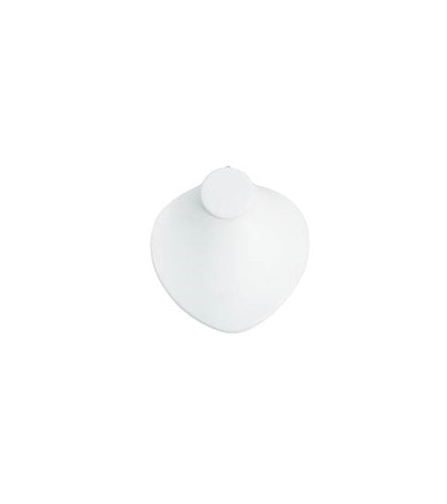 Necklace Bust Lay Down-White 4 3/4 x 4 5/8 x 2 1/8 - Default Title