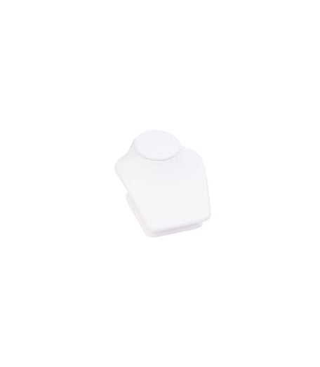 Necklace Bust Mini-White 2 7/8 x 3 1/8 x 2 1/2 - Default Title