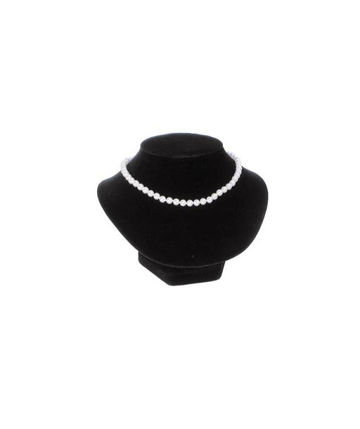 Necklace Bust Low Profile-Black 8 1/2 x 7 x 6 1/2 - Default Title