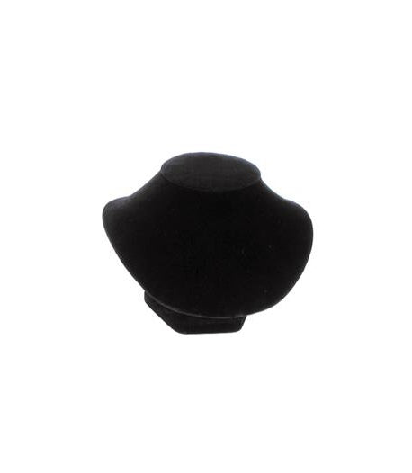 Necklace Bust Low Profile-Black 7 1/2 x 6 x 5 1/2 - Default Title