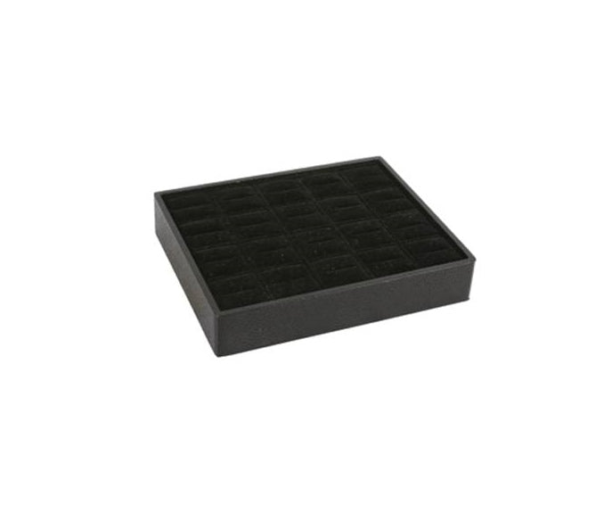 36 pc Ring Tray Stackable - Black 9 x 7 1/4 x 1 7/8 - Default Title