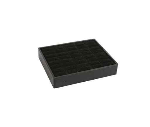 36 pc Ring Tray Stackable - Black 9 x 7 1/4 x 1 7/8 - Default Title