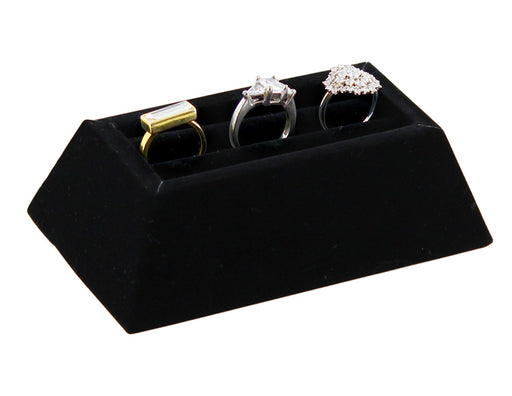 3 pc Ring Stand-Black Velvet (4-3/4 x 3 x 1-1/2") DP65.403-99 - Default Title