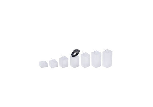 7 pc Square Ring Stand Set-Frosted 3/4 x 3/8 x 1 3/4 - Default Title