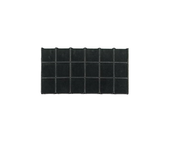 18 pc Velvet Tray Insert 14 x 7 1/2 - Default Title