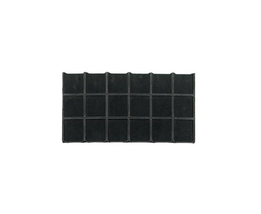 18 pc Velvet Tray Insert 14 x 7 1/2 - Default Title